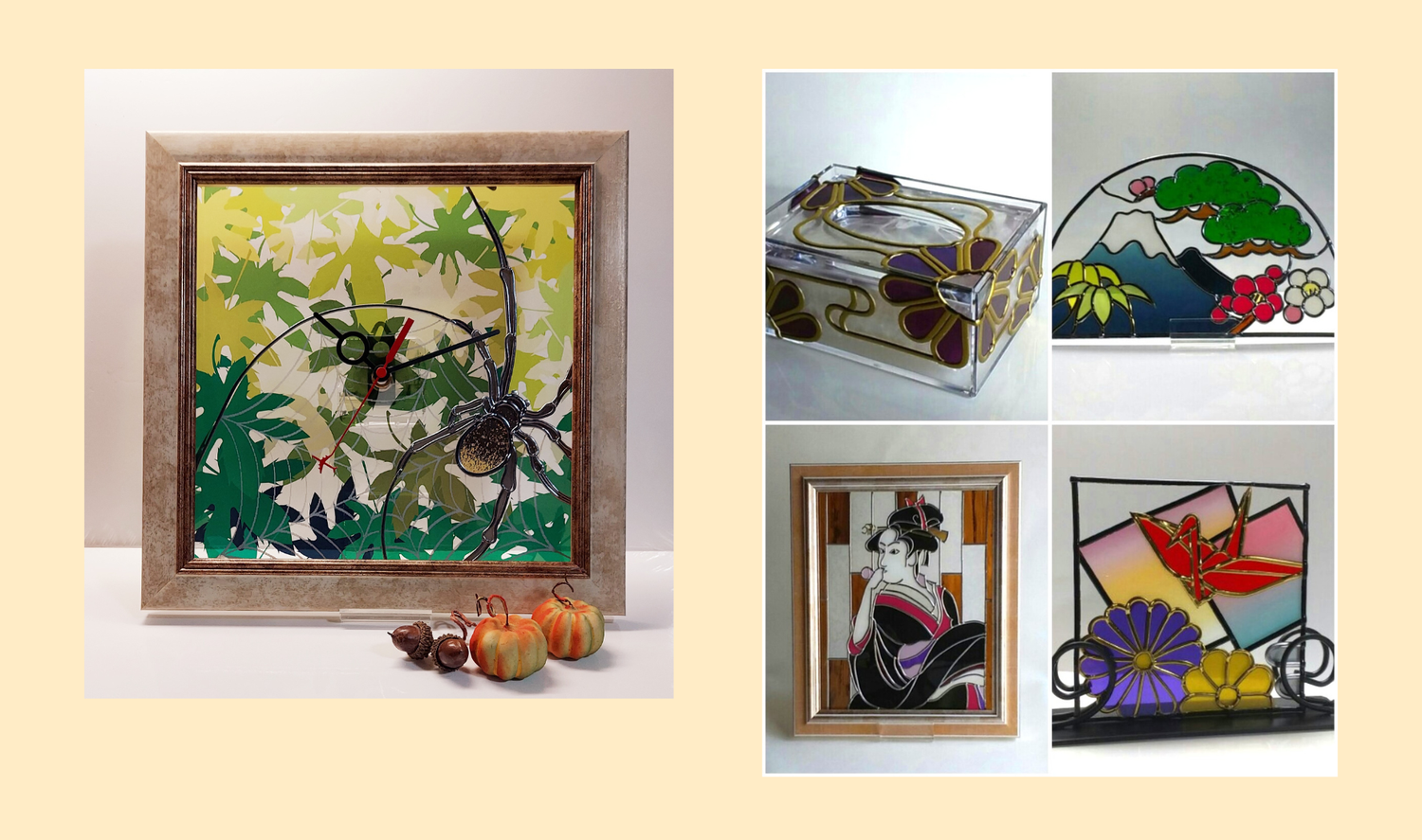 はじめてのグラスアート<br />
④