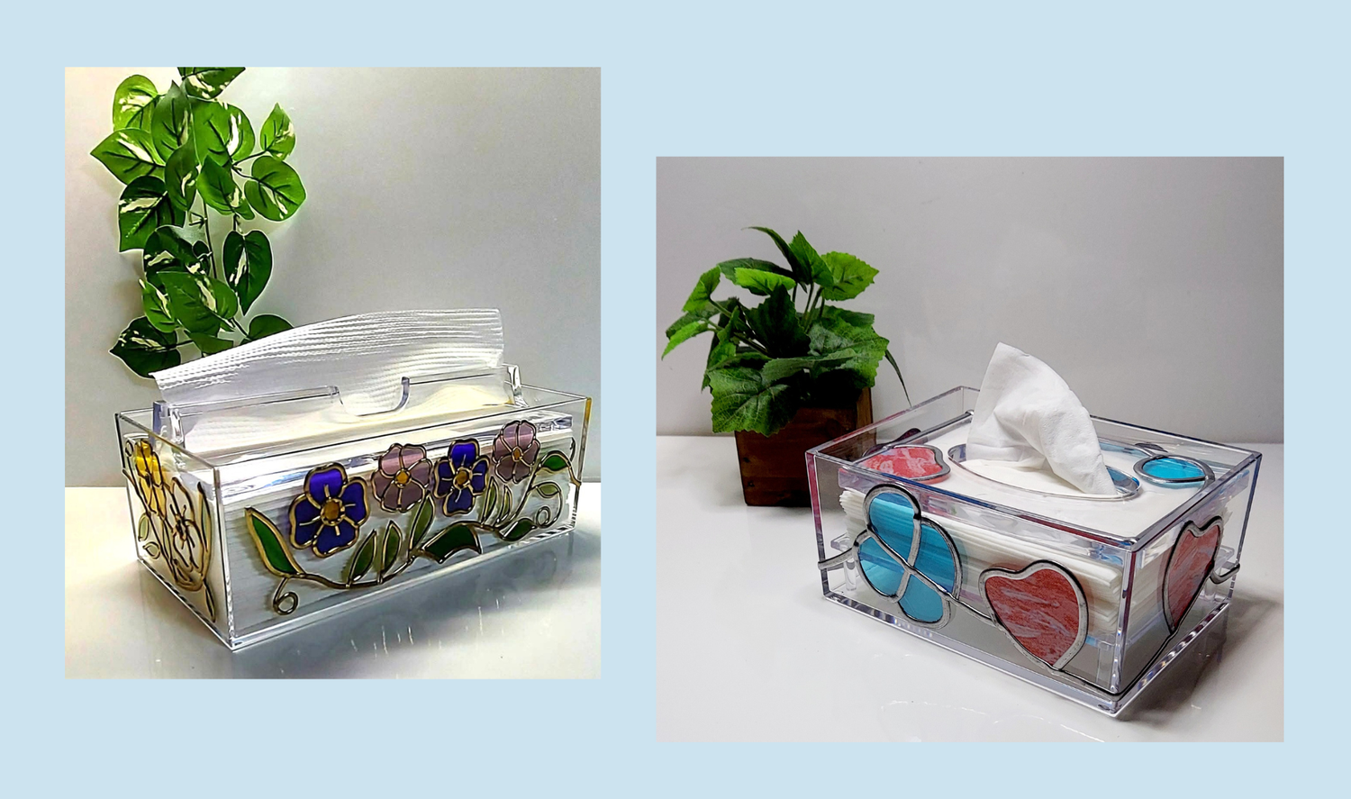 はじめてのグラスアート<br />
②