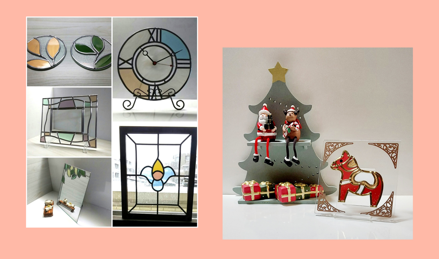 はじめてのグラスアート<br />
③