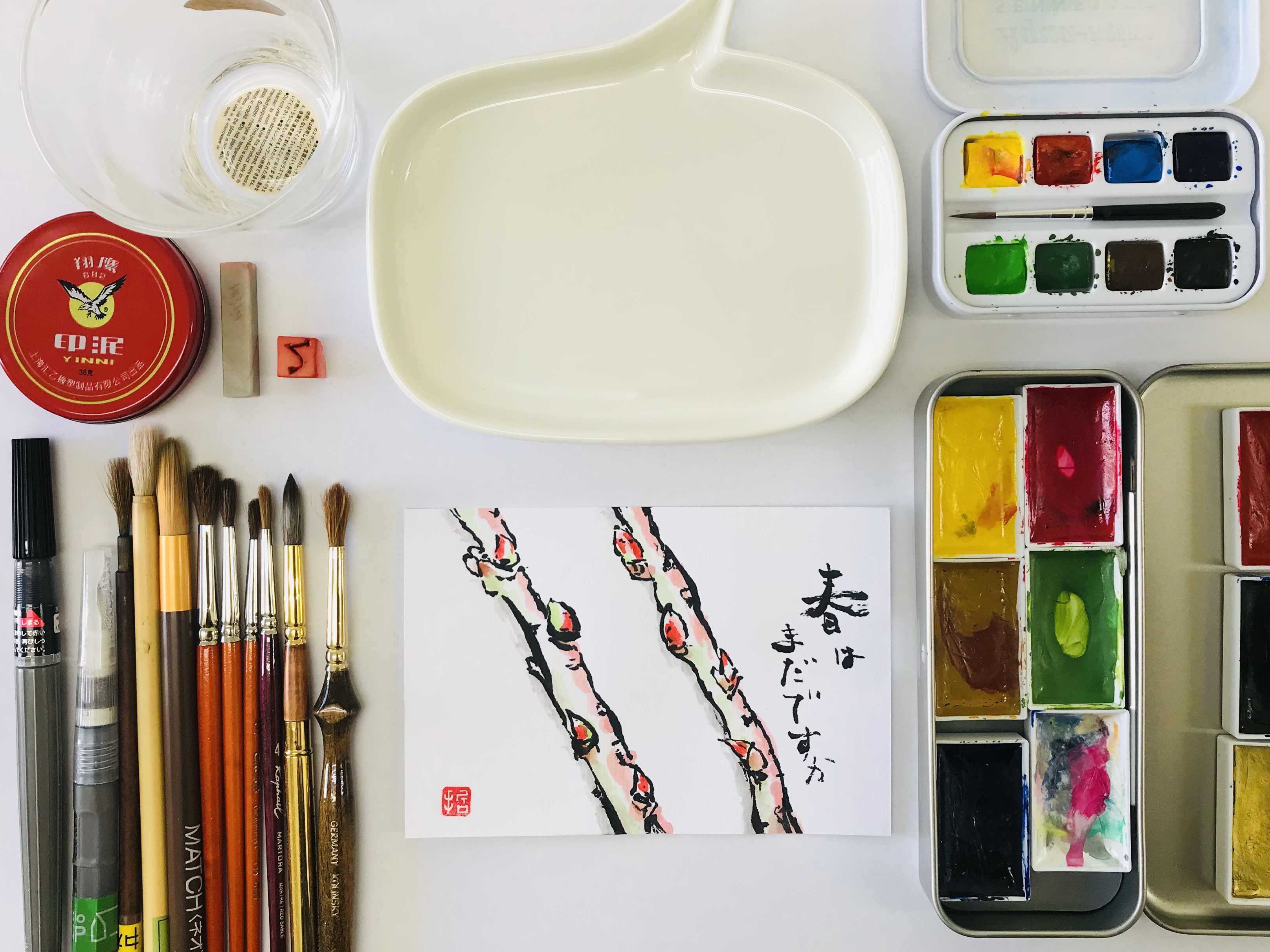 楽しく 絵手紙②